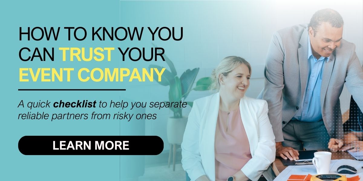 How to Know You Can Trust Your Event Company